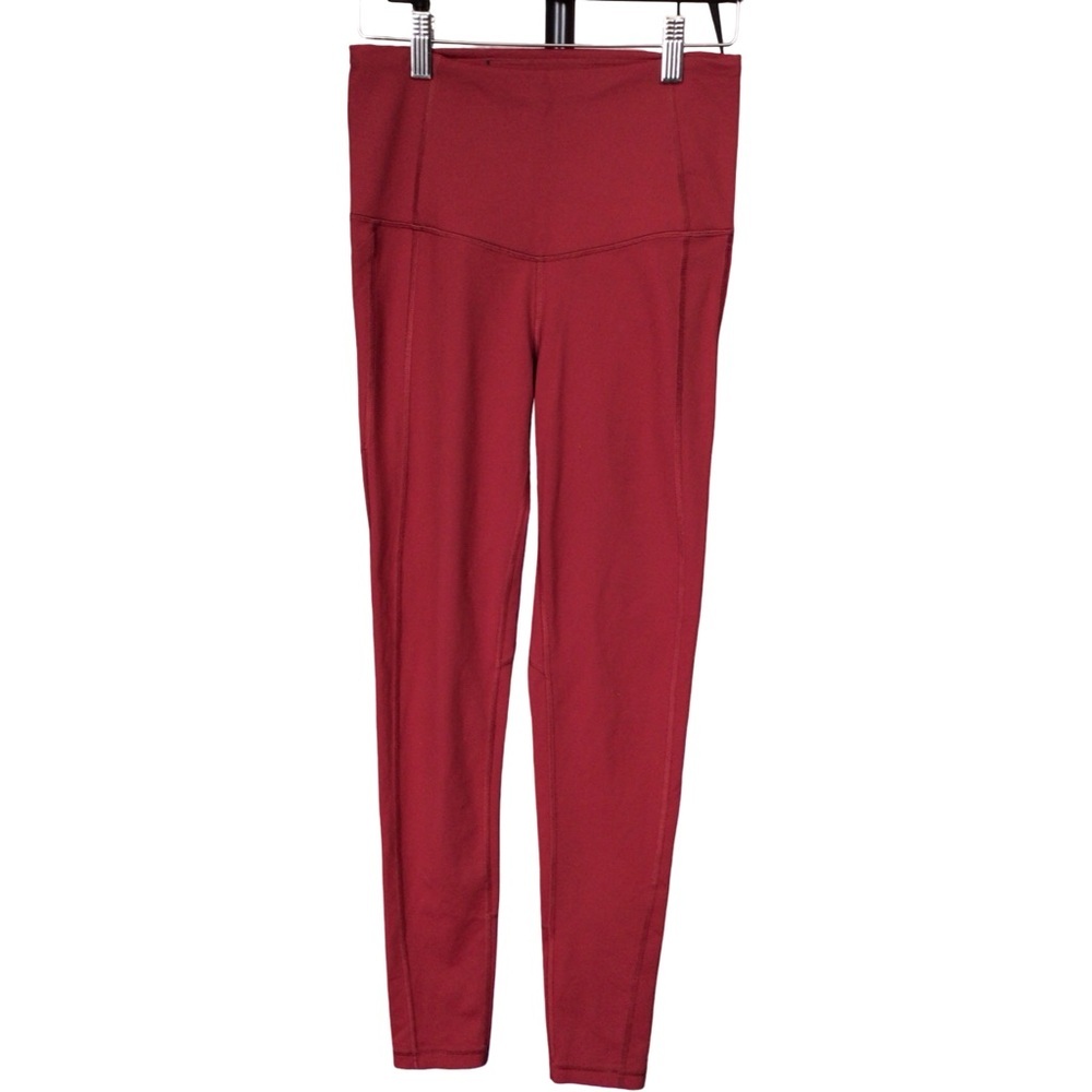 Victoria's Secret Sport High -Waist Burgundy Active Leggings